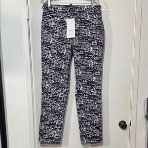 Wildfang Black & White Script Print Joggers